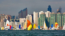 Hong Kong Around Island Race start