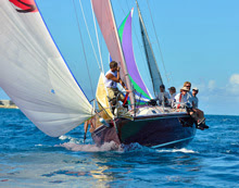 J/105 Loki sailing the Nassau Cup Ocean Race to Bahamas