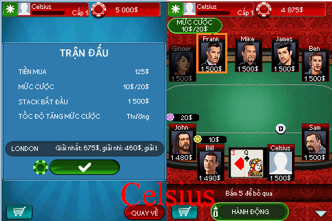 (Game Tiếng Việt) Texas Hold'em Poker 3 [By Gameloft]