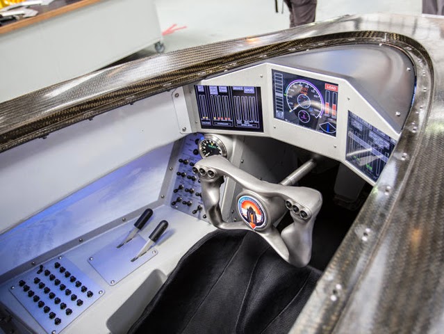 Bên trong siêu xe nhanh nhất thế giới, vận tốc 1609 km/h, được in bằng công nghệ 3D Bloodhound-SSC-08.