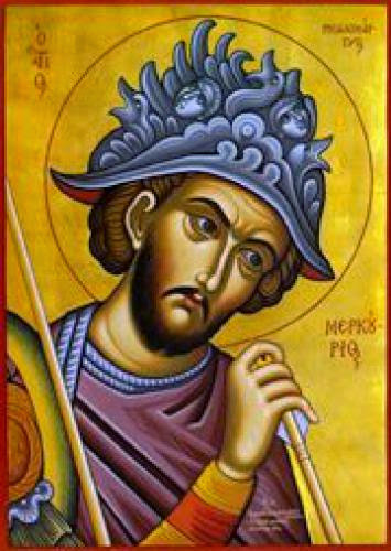 Mercurios The Great Martyr Of Caesarea In Cappadocia