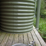 Hand wash basin at Stewart and Lloyds campground