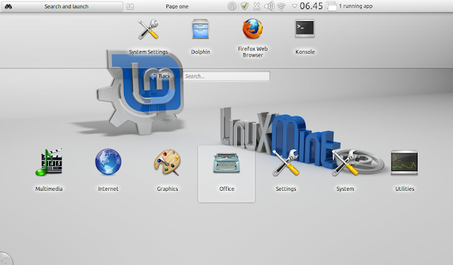 Linux Mint 12 KDE Netbook
