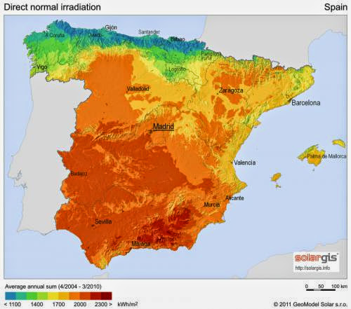Concentrated Solar Power Csp In Spain