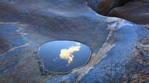 Cloud Reflected in a Marble Riverbed, Verzasca, Ticino, Switzerland.jpg
