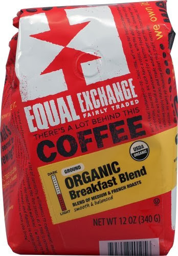 Coffee Equal Exchange Coffee, Drip, Breakfast Blend OG1 12 oz. (Pack of 6) Save