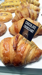 Chocolate Croissant, one of the many many delicious baked good pastries at Nuvrei Patisserie and Cafe