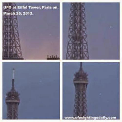 Ufo Sighting Precedes Terrorist Scare At Eiffel Tower