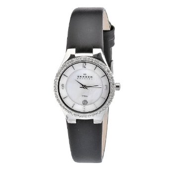 Skagen Women's 630SSLB1 Quartz Stainless Steel Mother-Of-Pearl Dial Watch