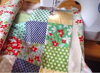 Make sure the quilt is sitting flat Make sure the quilt is sitting flat