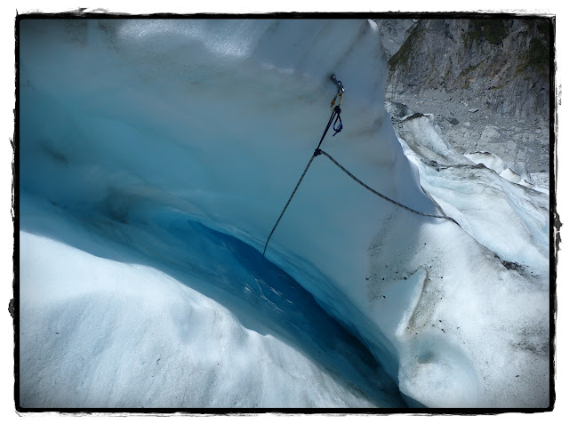 Franz Josef Glacier: helihike - Te Wai Pounamu, verde y azul (Nueva Zelanda isla Sur) (9)