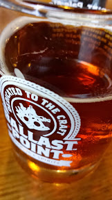 A taster of a beer at Ballast Point