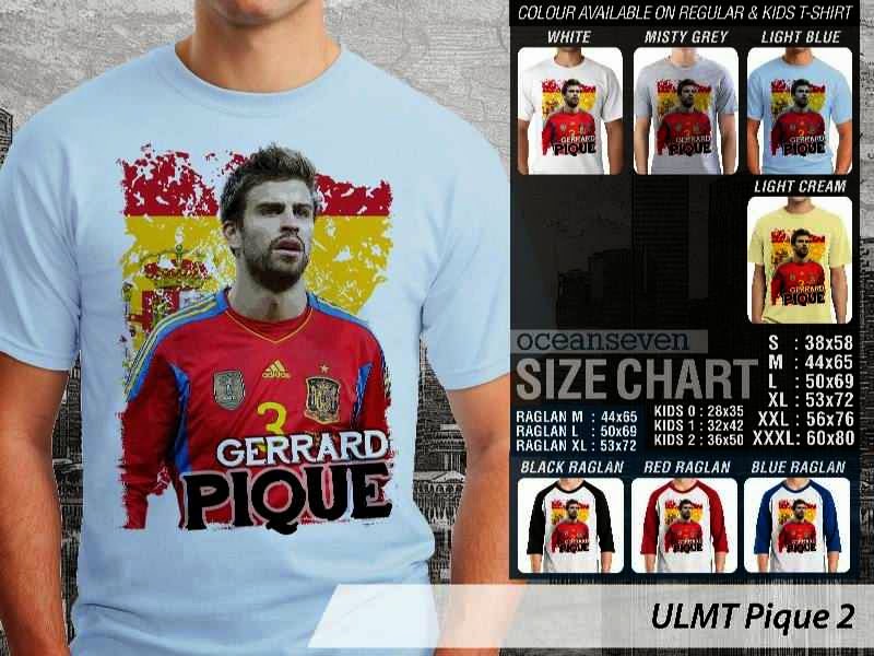 Kaos bola Pique 2 piala dunia