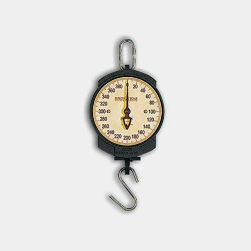  Detecto Heavy Duty Aluminum Hanging Dial Scale with Hook, 200 x 1/2 Pound Capacity -- 1 each.