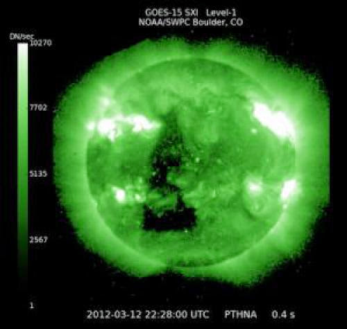 Giant Triangle Door Opens In Sun Nasa Sees It And Circles It March 2012 News