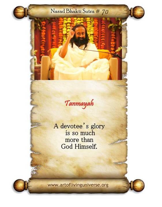Narada Bhakti Sutra 70: Commentary by Sri Sri Ravi Shankar | Art of Living Universe Narada Bhakti Sutra 70: Commentary by Sri Sri Ravi Shankar | Art of Living Universe
