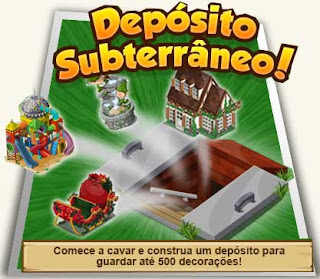 Depósito Subterrâneo da Mini Fazenda Depósito Subterrâneo