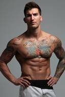 MMA Fighter Hot Hunks Hard Muscle