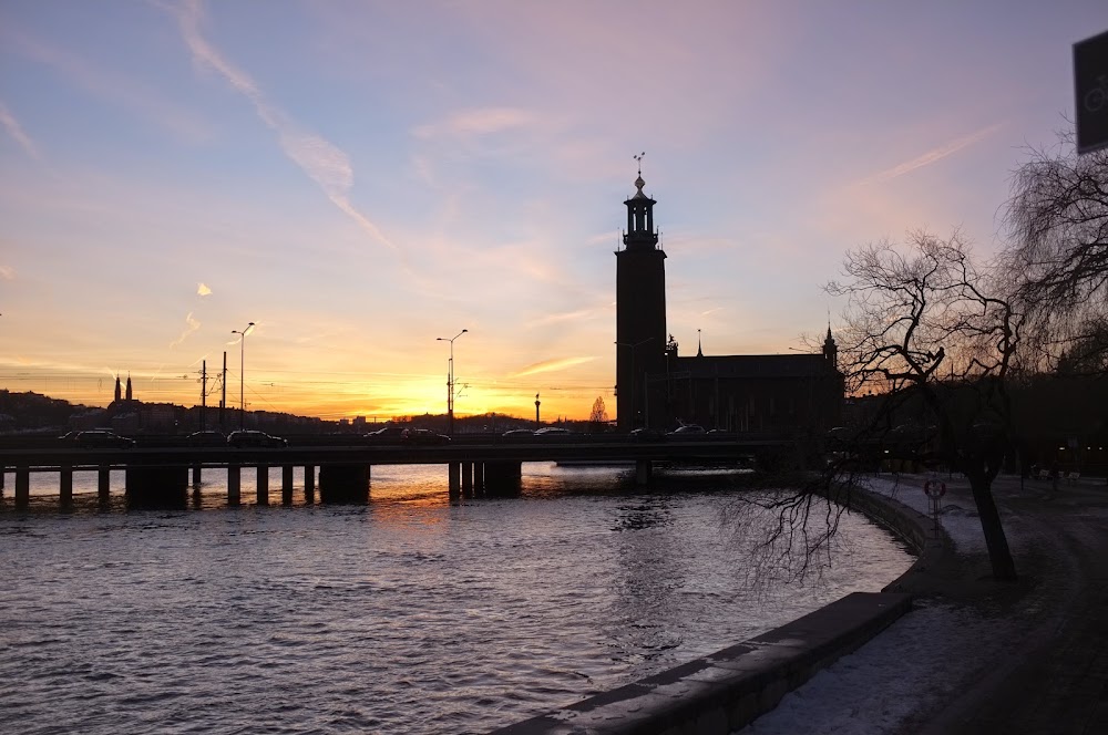 paseo de invierno por Estocolmo