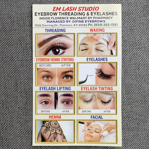Define Brow Threading & Lashes (Em Lash Studio ),inside Florence Walmart logo