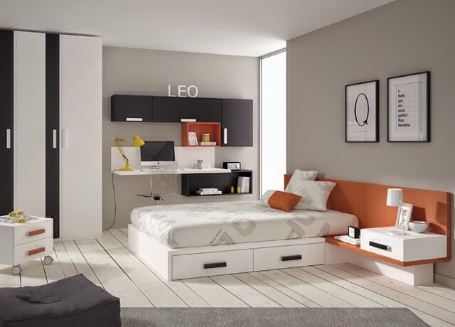 Dormitorios juveniles para chicos y chicas de 16,17,18,19, 20 años ... Remodelacion de un cuarto juvenil sencillo para varones