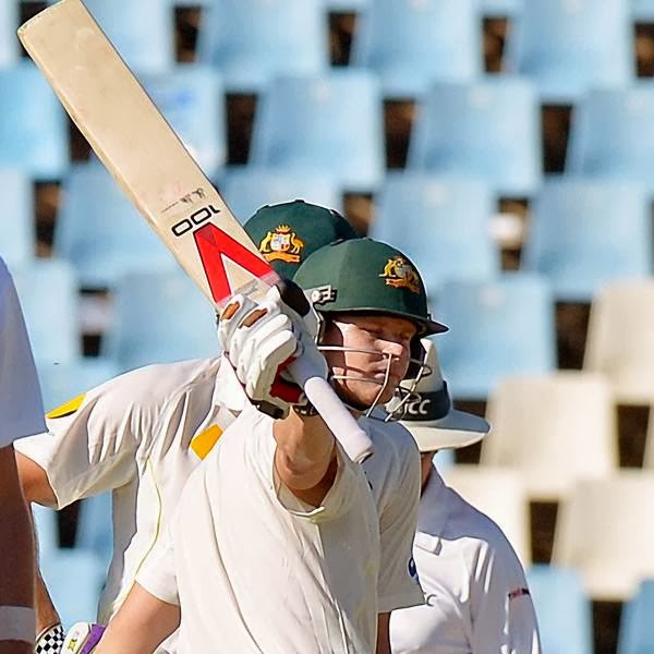  Australia were 297 for four at the close. They were reeling at 98 for four after being sent in to bat but Marsh (122 not out) and Steve Smith (91 not out) added an unbeaten 199 for the fifth wicket with positive stroke play.