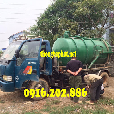 Thông hút bể phốt tại thái bình