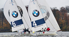 BMW J/80s sailing match race cup Berlin, Germany