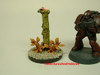 More alien flora green tube Fantasy and Science Fiction war game terrain and scenery - UniversalTerrain.com