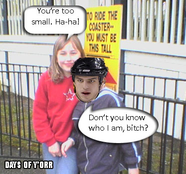 Other times Milan Lucic asked 'Do you know who I am!?'