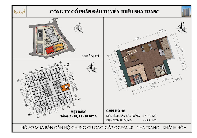Căn Hộ Số 16 Chung Cư  OC2A OCEANUS Viễn Triều Nha Trang