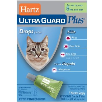  Hartz UltraGuard Plus Drops for Cats