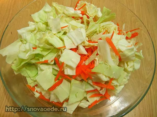 корейский салат из  капусты