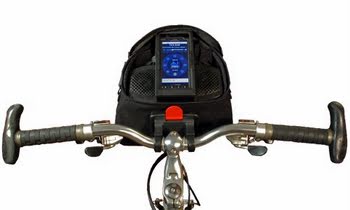 Audible Rush Jam-Pac Premium PLUS- World's Best Sound Bike/Bicycle Speaker System- AND Handlebar Bag - for iPhone, iPod, Android Smartphone and MP3- WITH USB SMARTPHONE RECHARGE AS YOU RIDE- BLACK