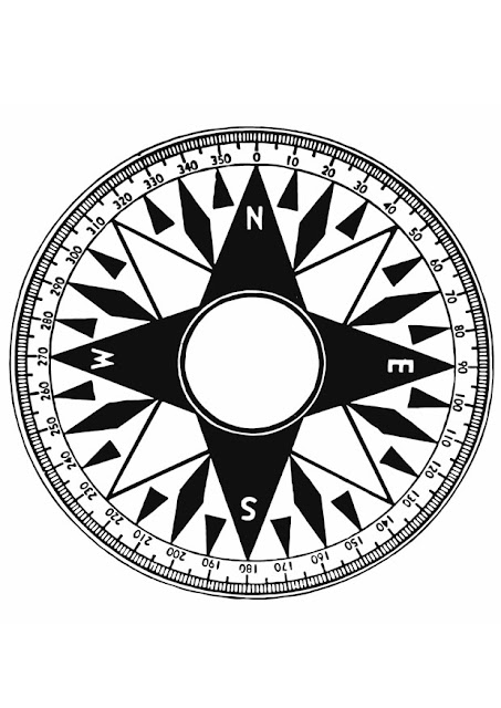 Compass coloring pages