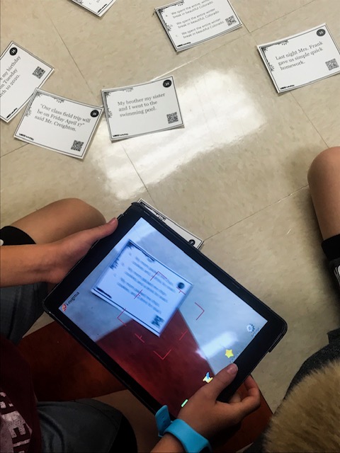 task cards with qr codes 
