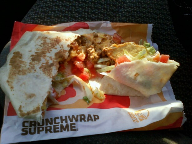 Taco bell Crunchwrap Supreme .89 cents