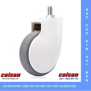 Bánh xe đẩy y tế cao su BN Series chịu tải trọng 100kg www.banhxepu.net Bánh xe đẩy y tế cao su BN Series chịu tải trọng 100kg www.banhxepu.net
