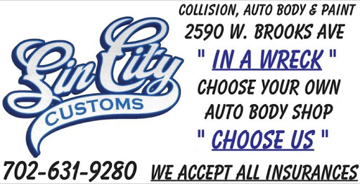 Auto Body Shop «Sin City Customs Autobody, Collision & Paint», reviews and photos, 2590 W Brooks Ave, North Las Vegas, NV 89032, USA