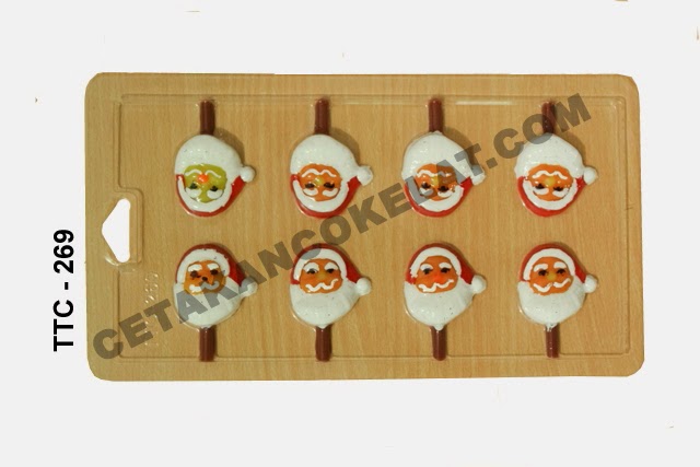 Cetakan Coklat TTC267 Natal Santa