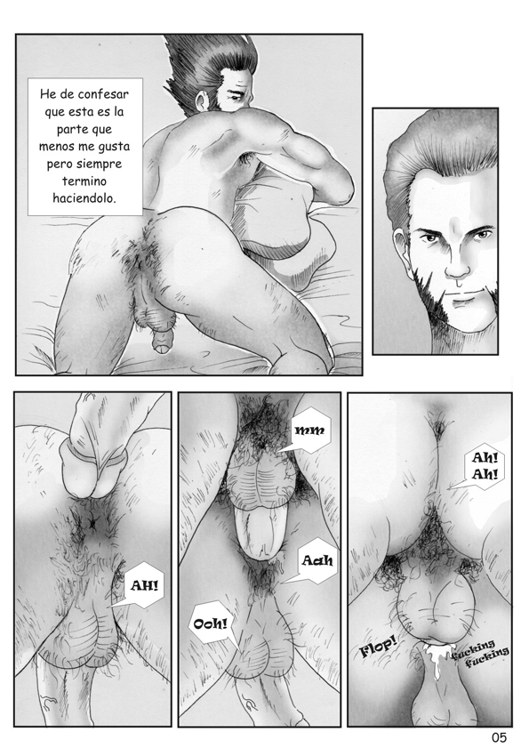 manga porno doujshinji sobre wolverine de los X-men Logan-05web
