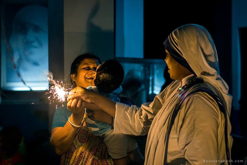 Diwali, Missionaries of Charity