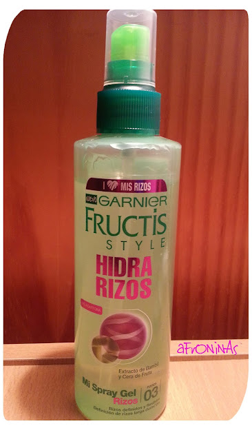 Fructis Style Hidra-Rizos Spray Gel, cabello afro natural, definir rizos, peinado afro