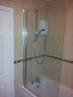 New tiling, bath and shower screen