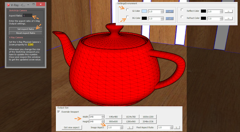 ตัวอย่างการกำหนดค่า V-Ray Options ในส่วนของ Image Sampler Vrayimagesam02