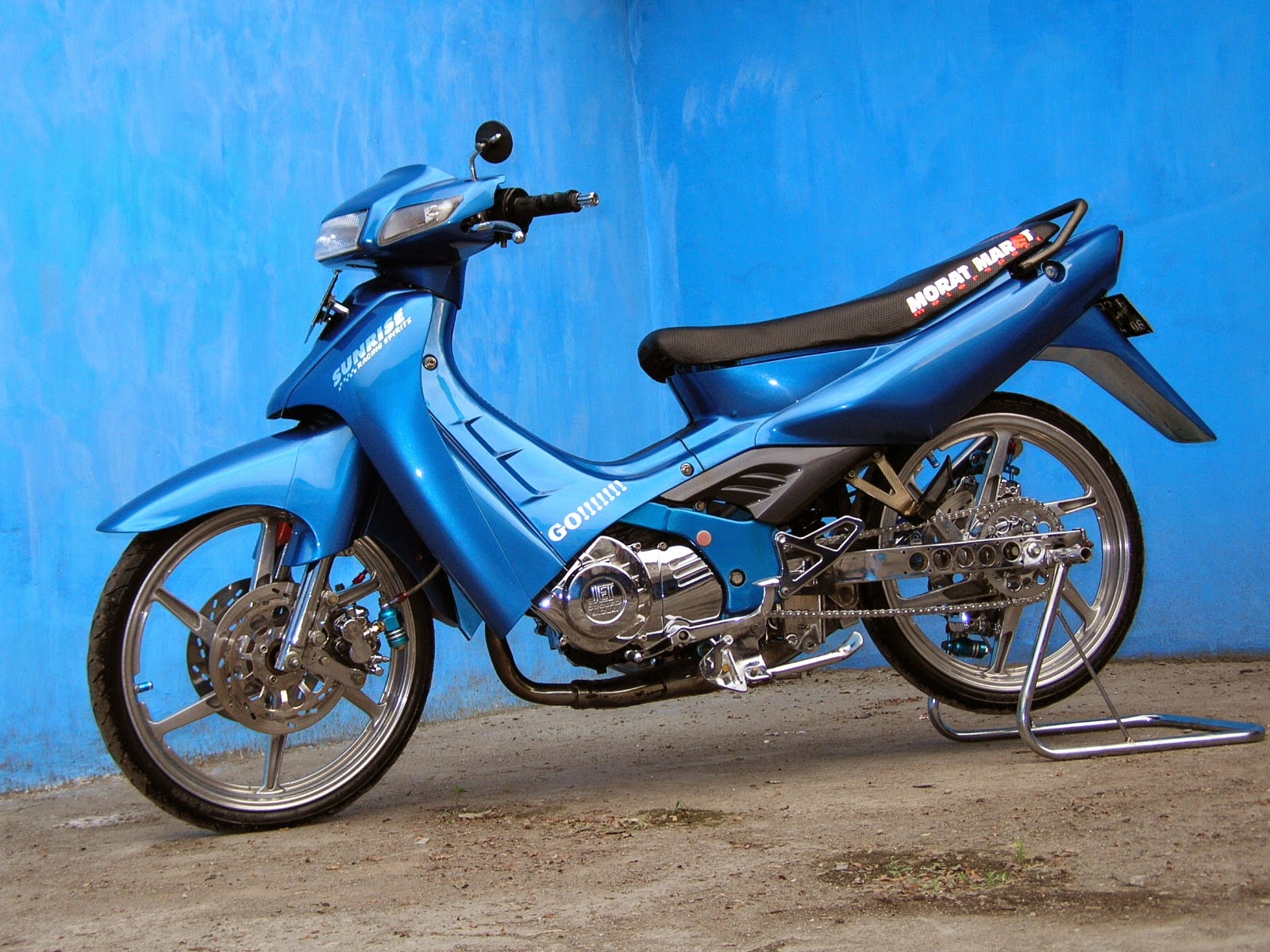 Modifikasi Motor Suzuki Satria 2 Tak - Thecitycyclist