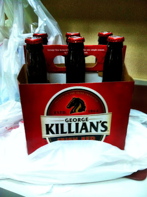 killians, red, plastic, grocery, bag