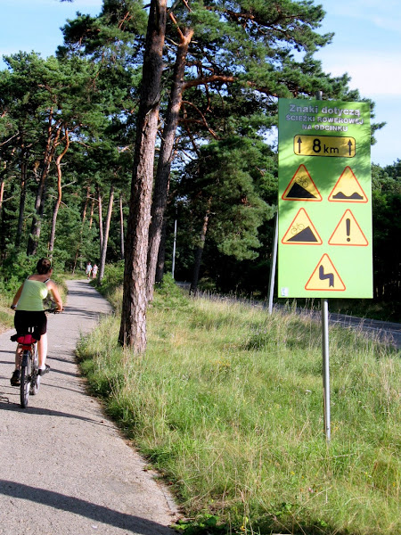 ścieżka rowerowa na półwyspie helskim
