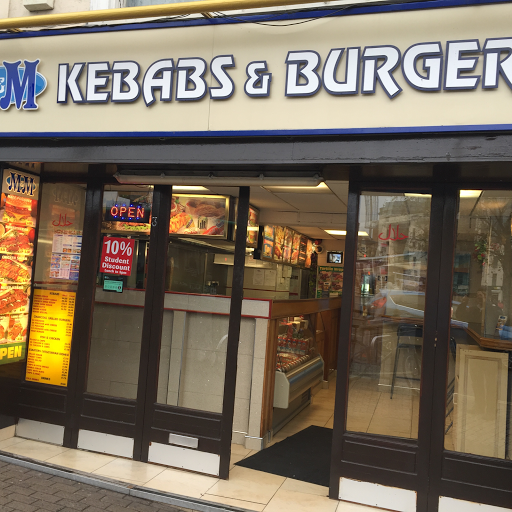M&M Kebabs & Burgers logo