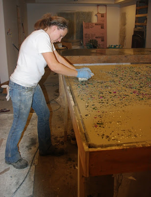 Diy concrete countertops poured in place